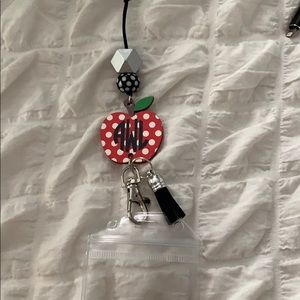 Monogram lanyard